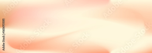 Gradient pearl background with cream and peach color. Wave gradient wallpaper cream pearl light tone. Vector illustration