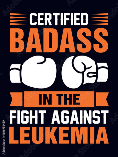 Leukemia awareness t-shirt design leukemia cancer awareness for Prints, Fashion Clothing, Posters, Tote Bags, Mugs, For Black Background