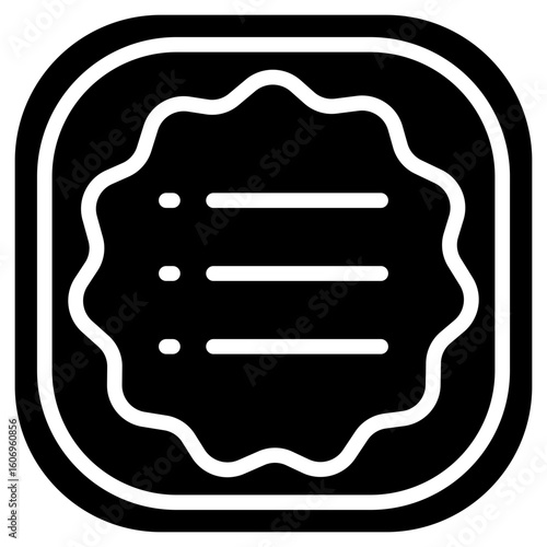 Menu Selection glyph icon