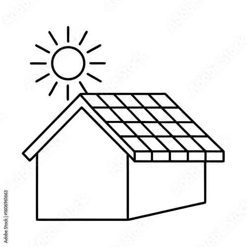 Solar Roof Tile Pattern House Roof with Renewable Energy Tiles Design