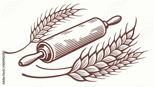 vector illustration of a hand drawn hedgehog