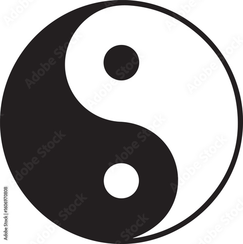  yin yang sign icon yin yang icon vector 