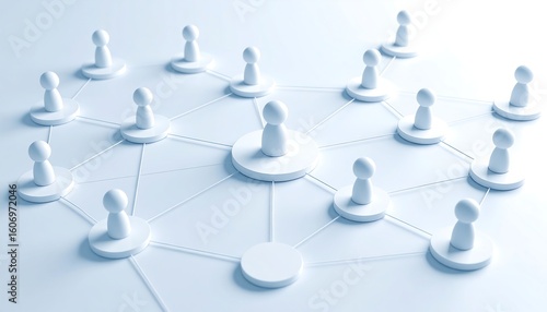 Wallpaper Mural Network of connected people (1) Torontodigital.ca