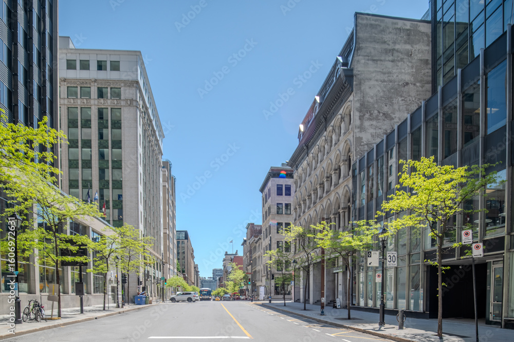Obraz premium street scenes in Montreal Canada