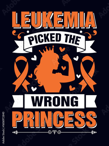 Leukemia awareness t-shirt design leukemia cancer awareness for Prints, Fashion Clothing, Posters, Tote Bags, Mugs, For Black Background