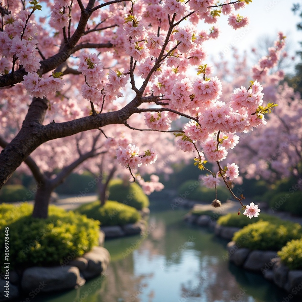 Obraz premium cherry blossom in spring