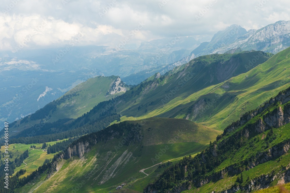 Fototapeta premium mountain landscape in the alps