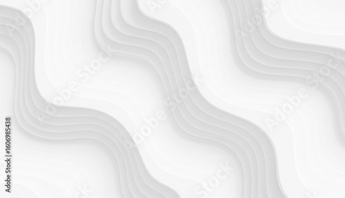 Luxury White Wave Design