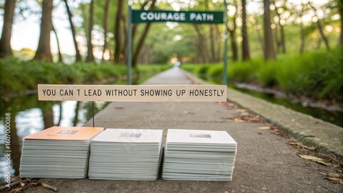 Inspirational Quote on Courage Path for Personal Growth and Leadership