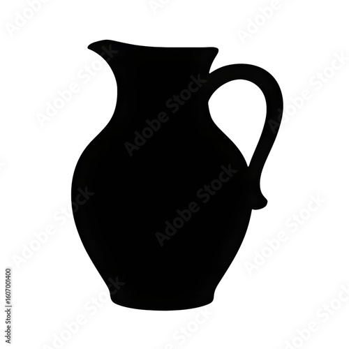 Jug illustration vector silhouette