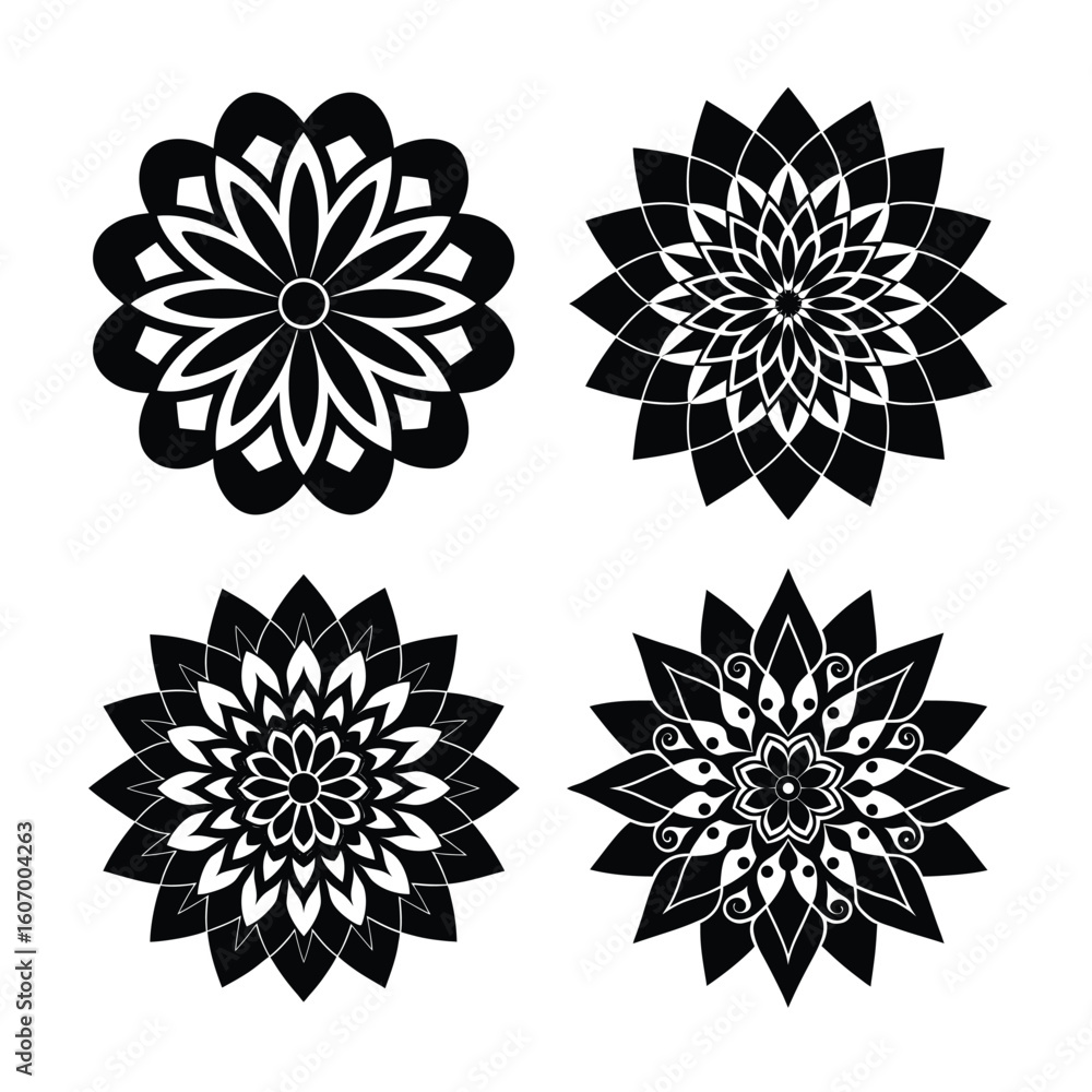Obraz premium Most Beautiful Flower Mandala
