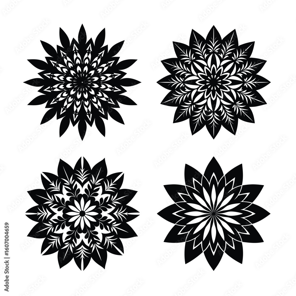 Obraz premium Most Beautiful Flower Mandala