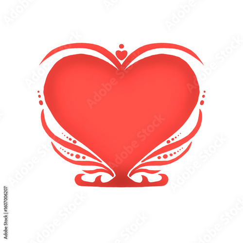 the love of heart delicate