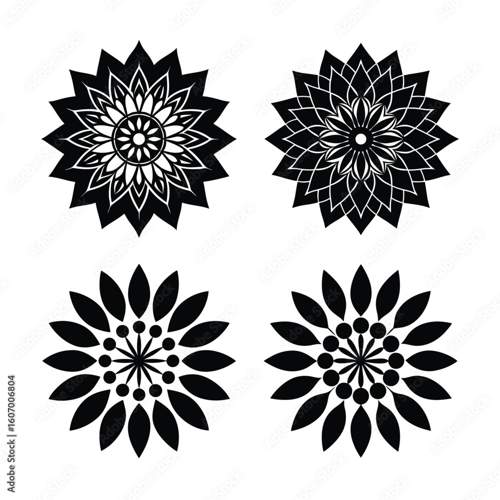 Obraz premium Most Beautiful Flower Mandala