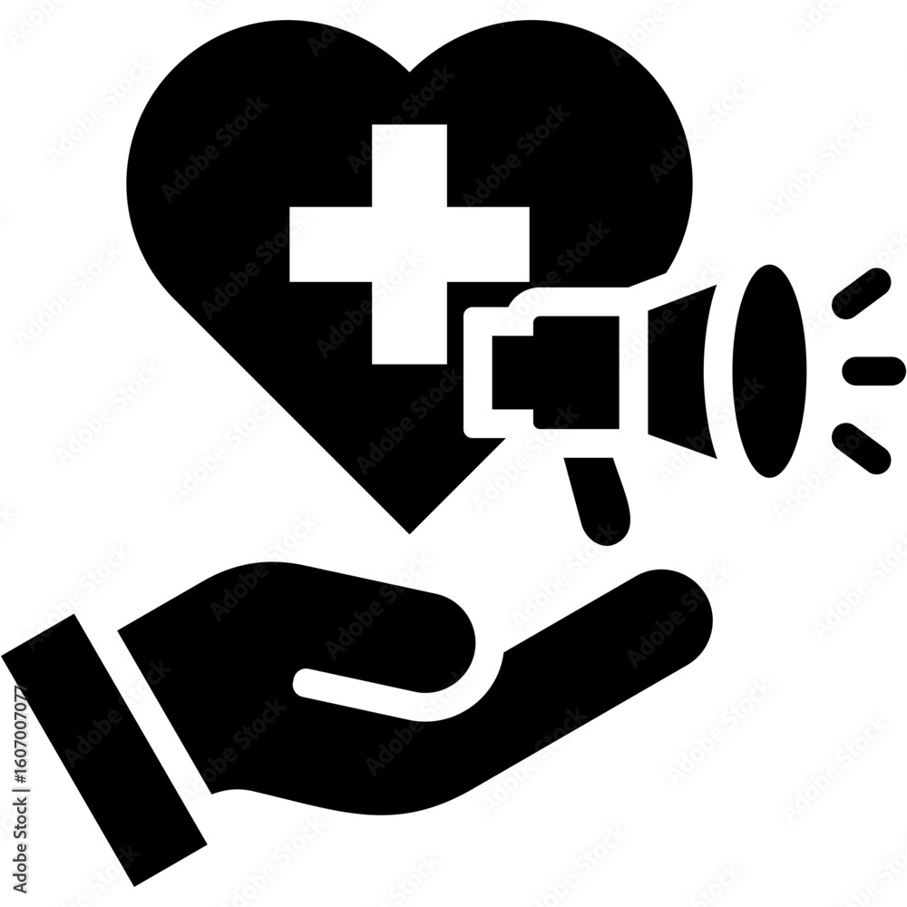 Obraz premium Healthcare Marketing Icon