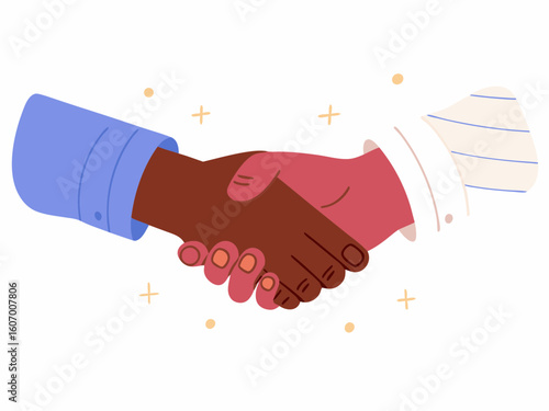 business people shaking hands