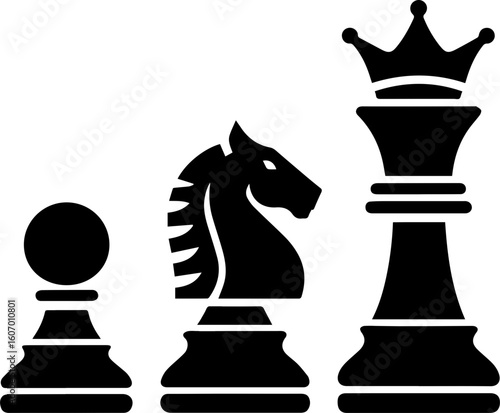 Crowned Chess Pawn Icon – Symbol of Power and Transformation
