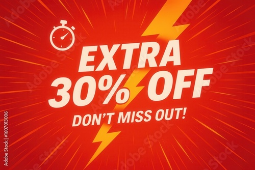 Promotional image with bold text 