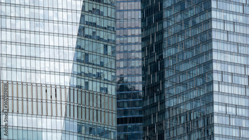 Wallpaper Mural blue wall business buildings architectural background Torontodigital.ca