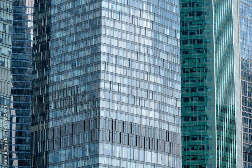 blue wall business buildings architectural background blue wall business buildings architectural background
