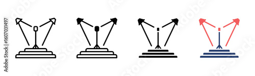 Party Lights icon sheet multiple style collection