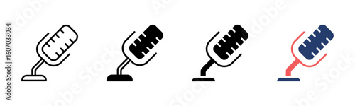 Open Mic icon sheet multiple style collection