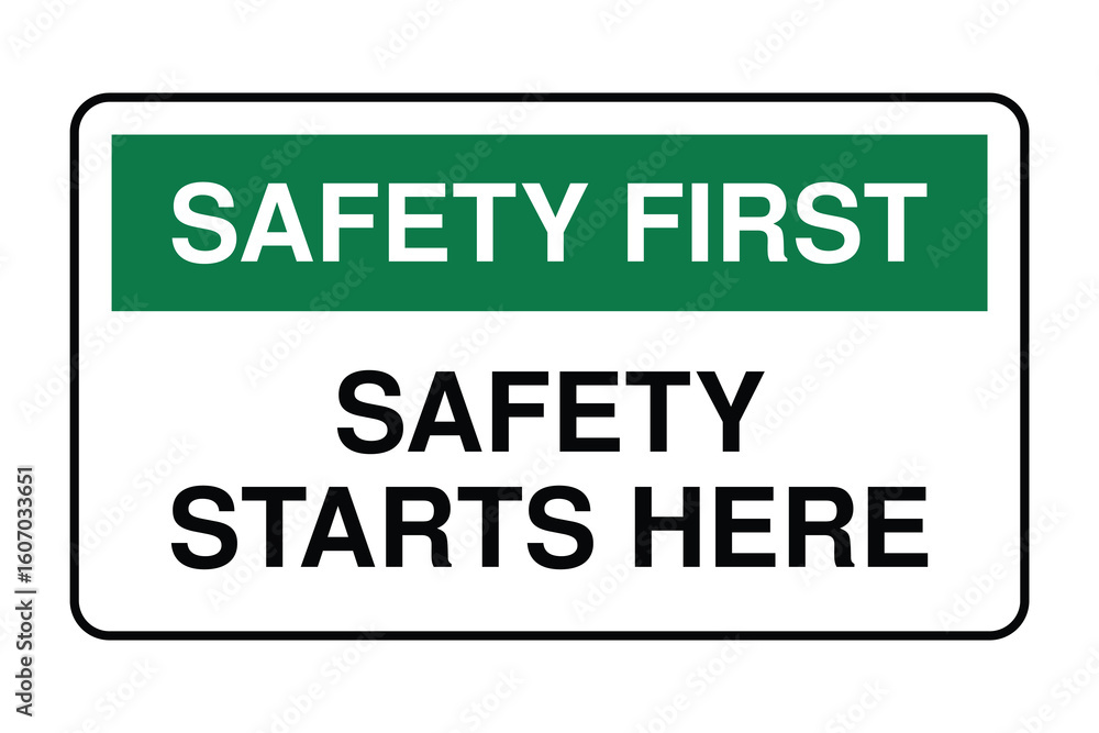 Safety First Sign – Safety Starts Here Workplace Entry Reminder Construction Zone Safety Motivation Industrial Safety Awareness Poster Professional Safety Signage Safety First Sign – Safety Starts Here Workplace Entry Reminder Construction Zone Safety Motivation Industrial Safety Awareness Poster Professional Safety Signage