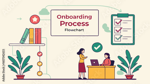 Onboarding process flowchart employee training guide new hire checklist and onboarding steps for success