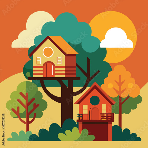 house and tree