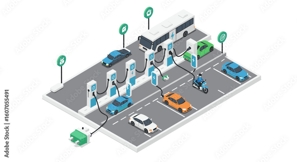Obraz premium Cloud data synchronization isometric concept with mobile and folders