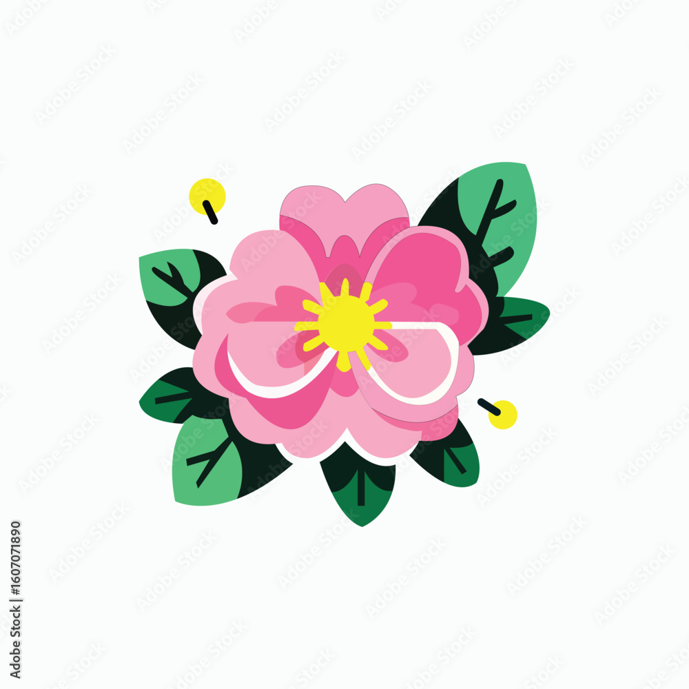 Fototapeta premium Black and White Silhouette Peony Illustration Vector Design.