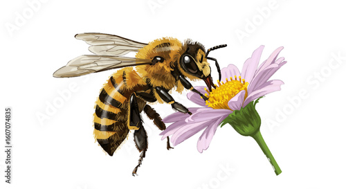 bee on flower