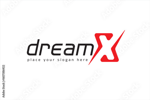 dream x business logo design