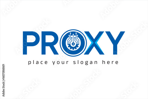 Proxy business logo design