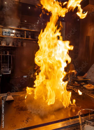Teppanyaki grill, hibachi