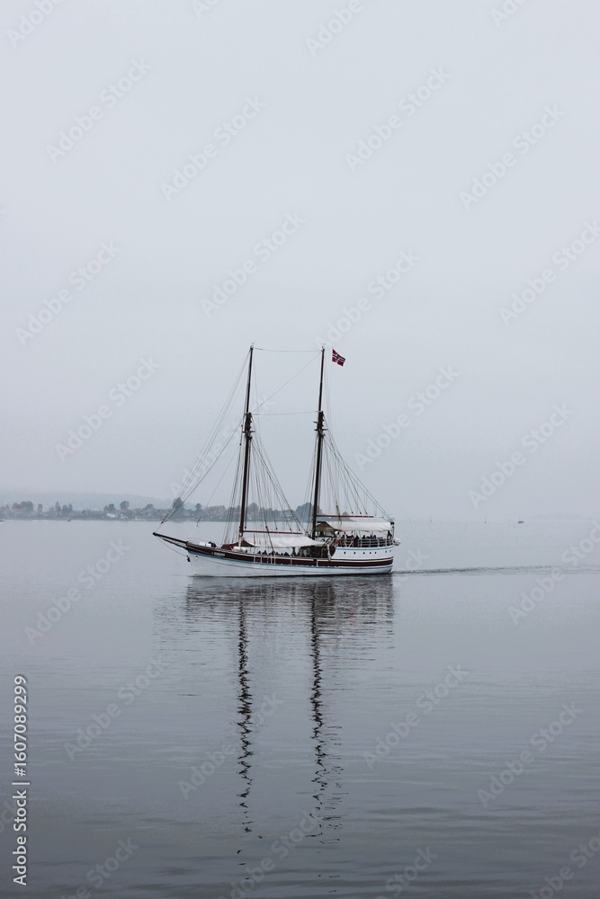 Fototapeta premium Boat on the Baltic Sea