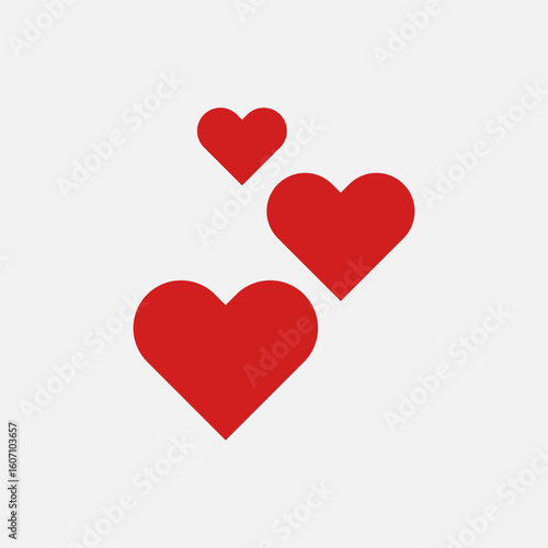 Love and affection icon symbol illustration vector eps10 logo template design 
