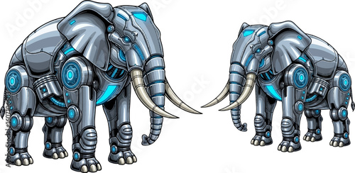 Titanium Cyber Elephant – Robotic Power Beast
