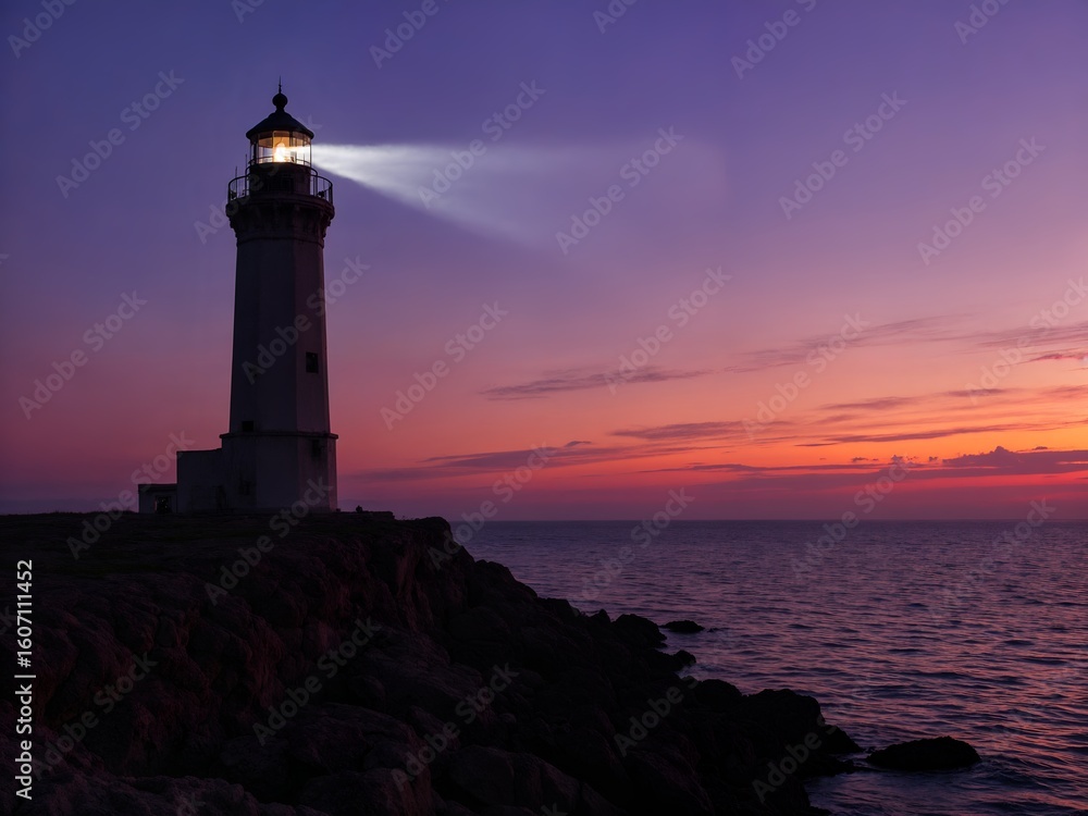 Coastal Lighthouse with Detailed Foreground Coastal Lighthouse with Detailed Foreground