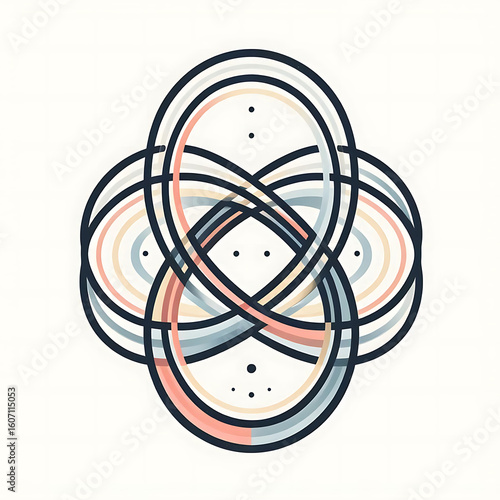 Rings and circles for logo design and illustration