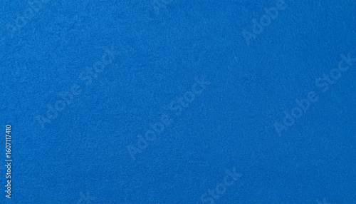 Cerulean Blue Fleece Fabric Texture. Flat Surface. Textile Material. Background.