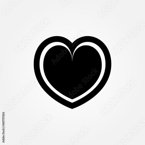 Love and affection icon symbol illustration vector eps10 logo template design 