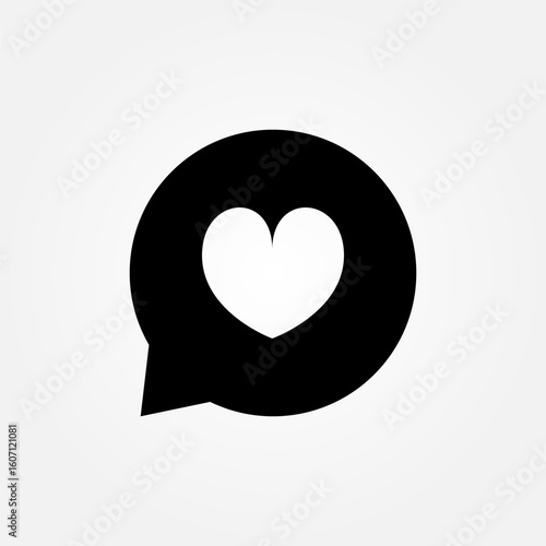 Love and affection icon symbol illustration vector eps10 logo template design 