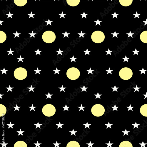 seamless pattern with stars Fabric pattern wallpaper 