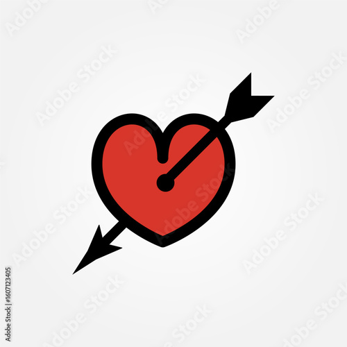 Love and affection icon symbol illustration vector eps10 logo template design 