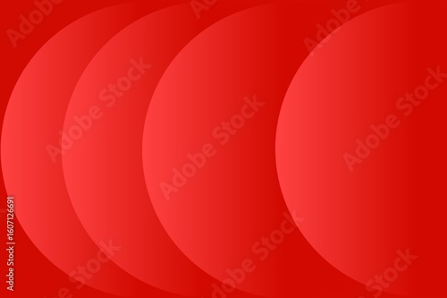 Red gradient abstract background with half circle pattern