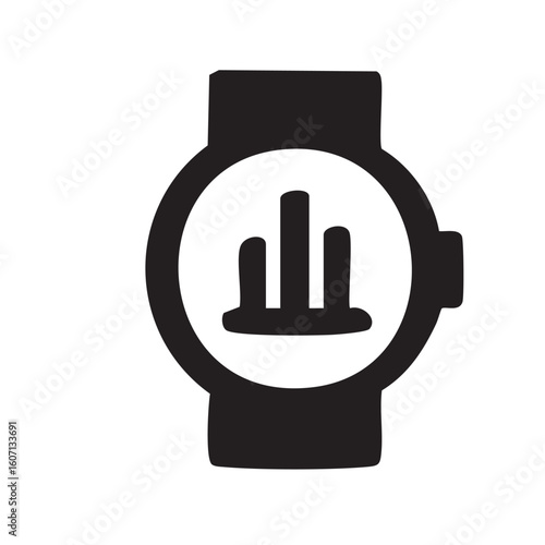 Smartwatch Icon – Wearable Tech Vector Symbol