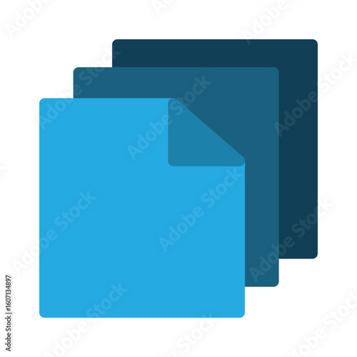 Paper icon design template