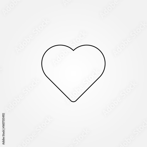 Love and affection icon symbol illustration vector eps10 logo template design 