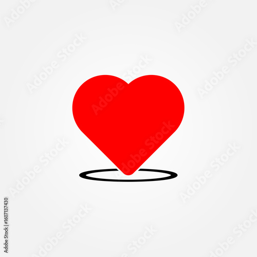 Love and affection icon symbol illustration vector eps10 logo template design 